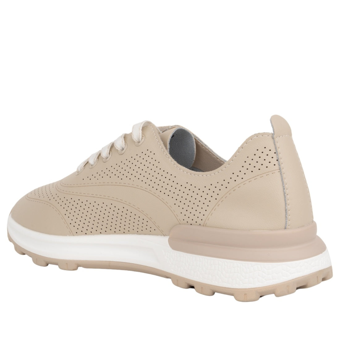 beige casual closed sneakers