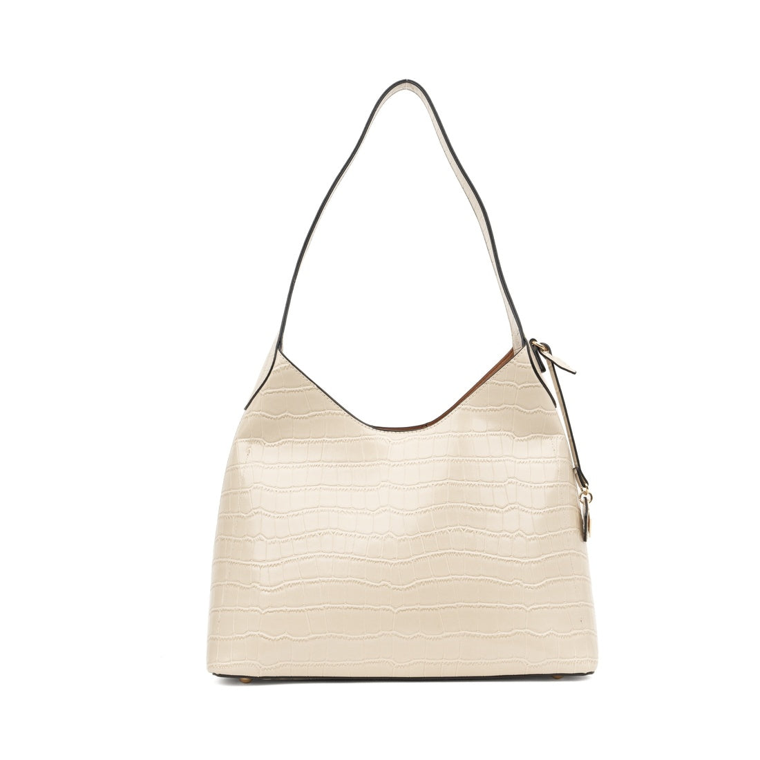 beige shoul bag