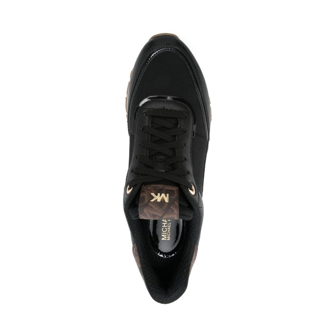 black casual closed sneakers