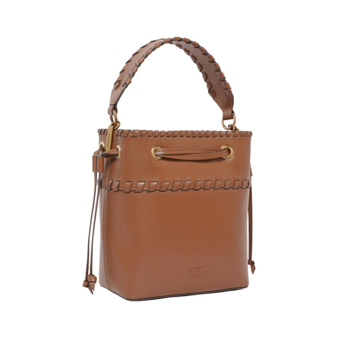secchiello mini vitello seta + shoulder bag