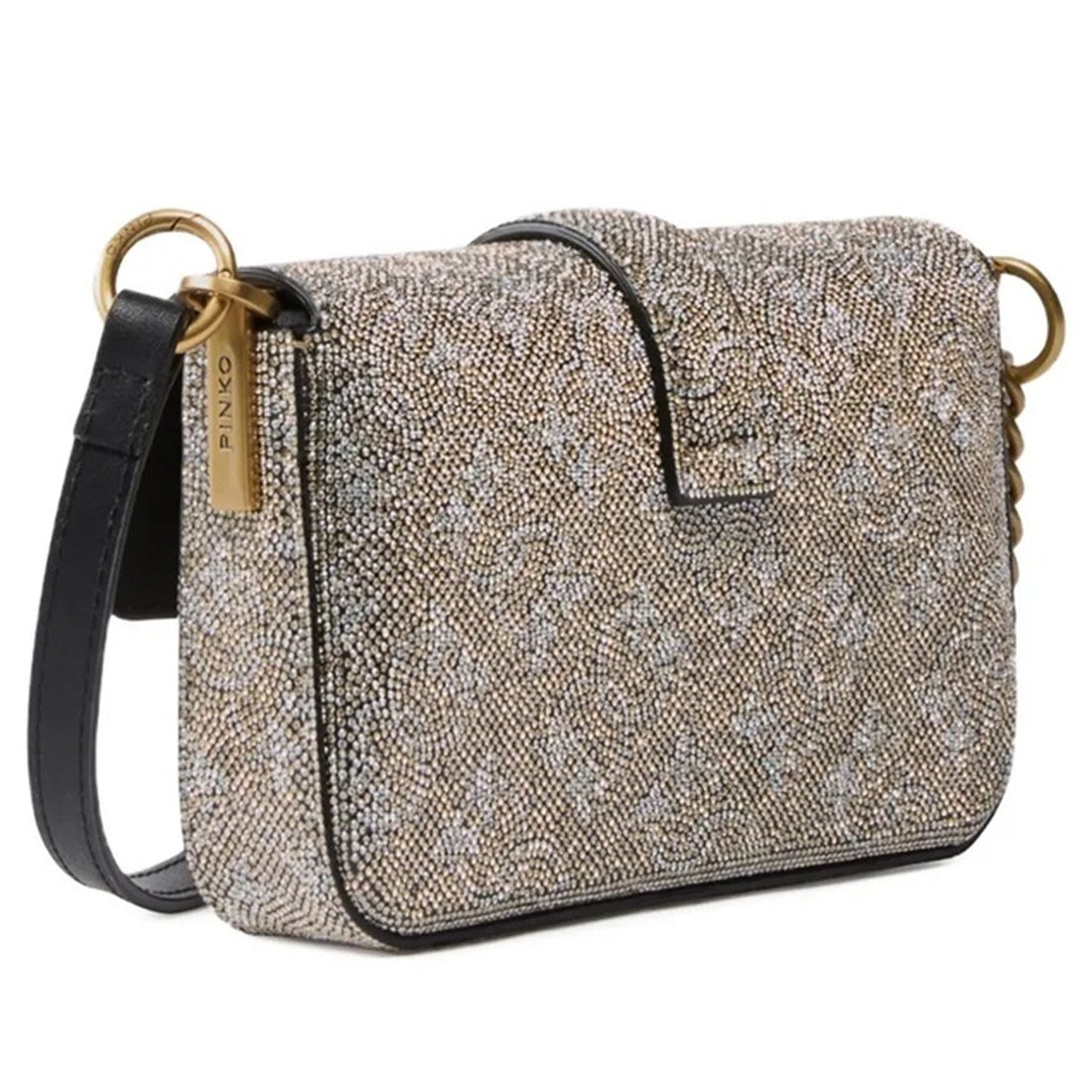 love one slouchy baby monogram shoulder bag