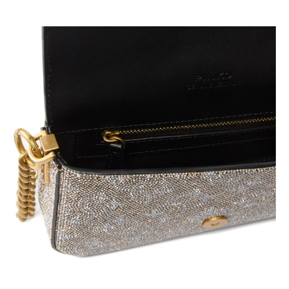 love one slouchy baby monogram shoulder bag