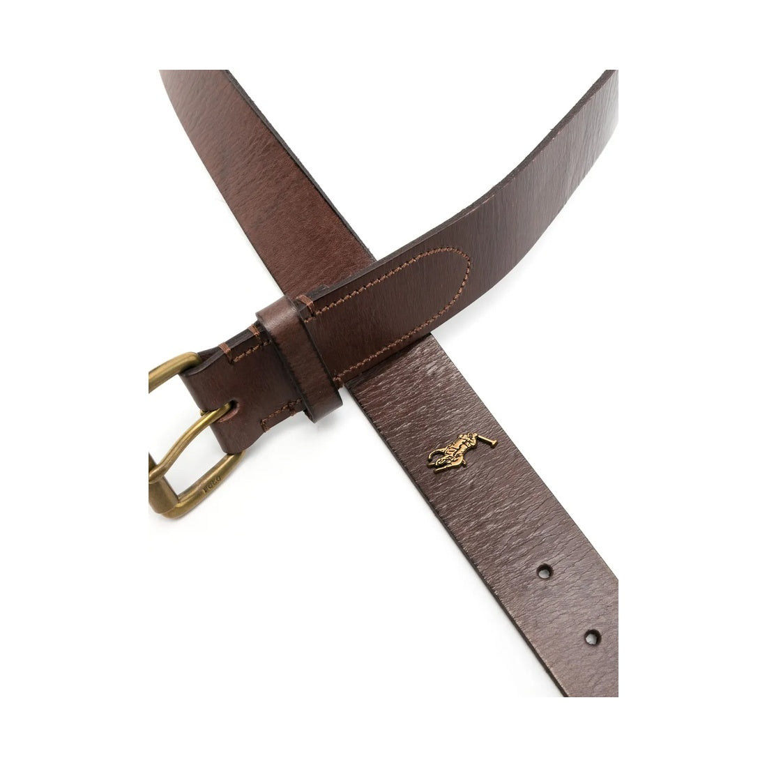 tumbled leather belt