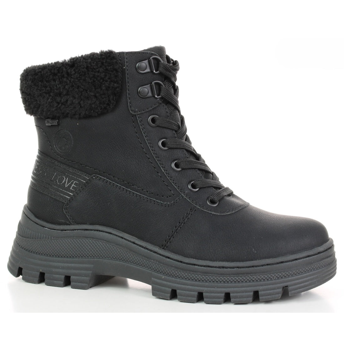 black casual closed booties black