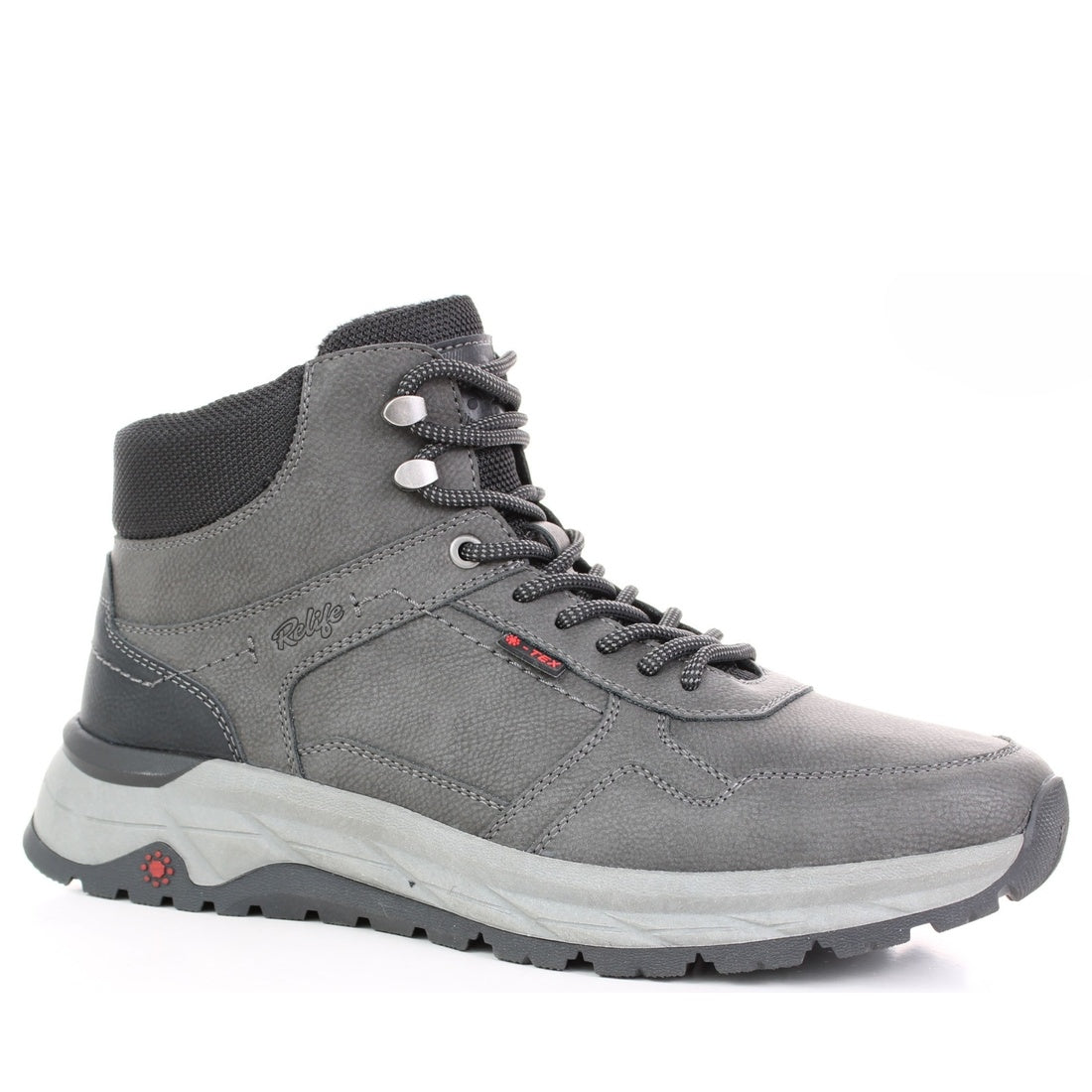 grey casual closed booties