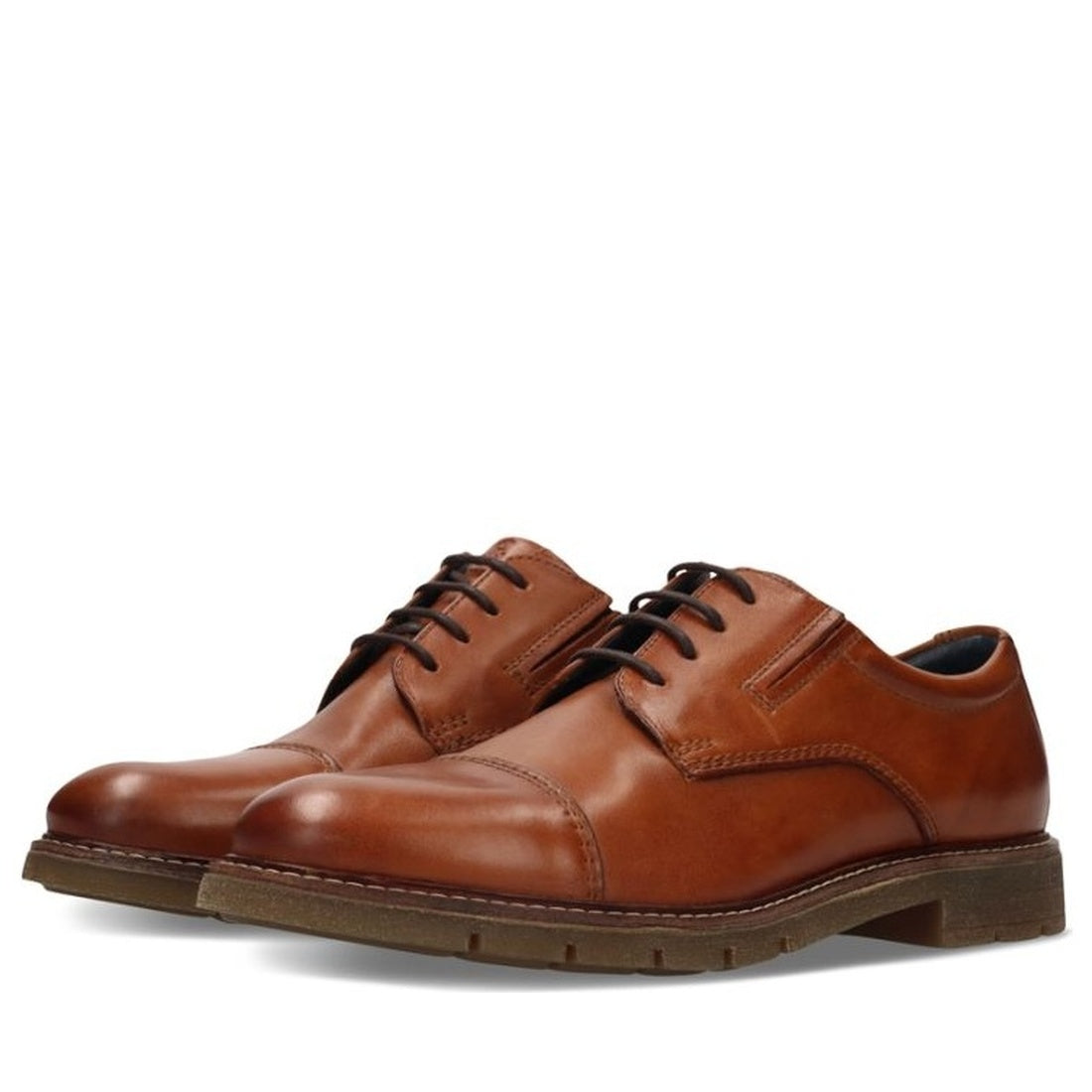 brown casual closed formal