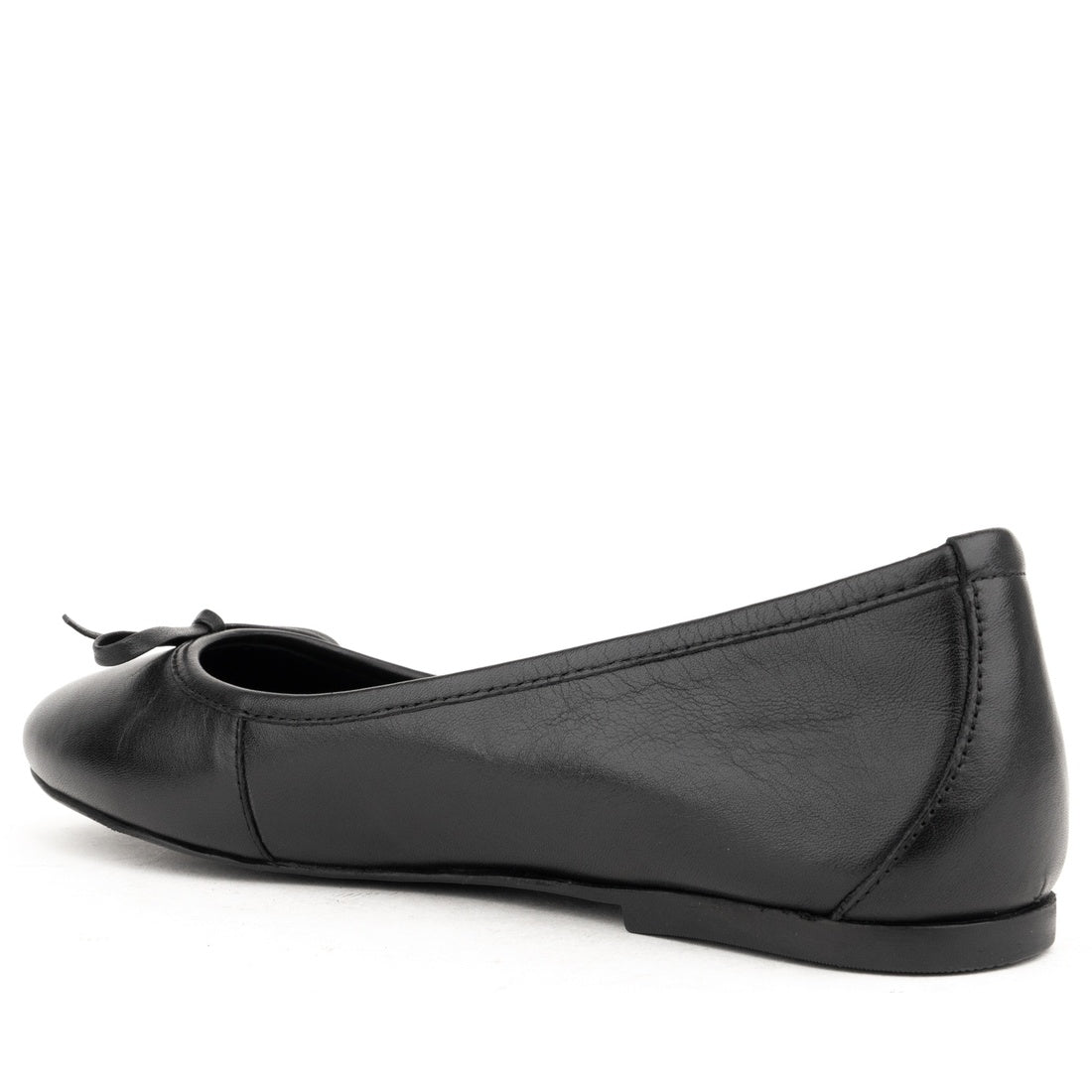 black casual closed ballerinas