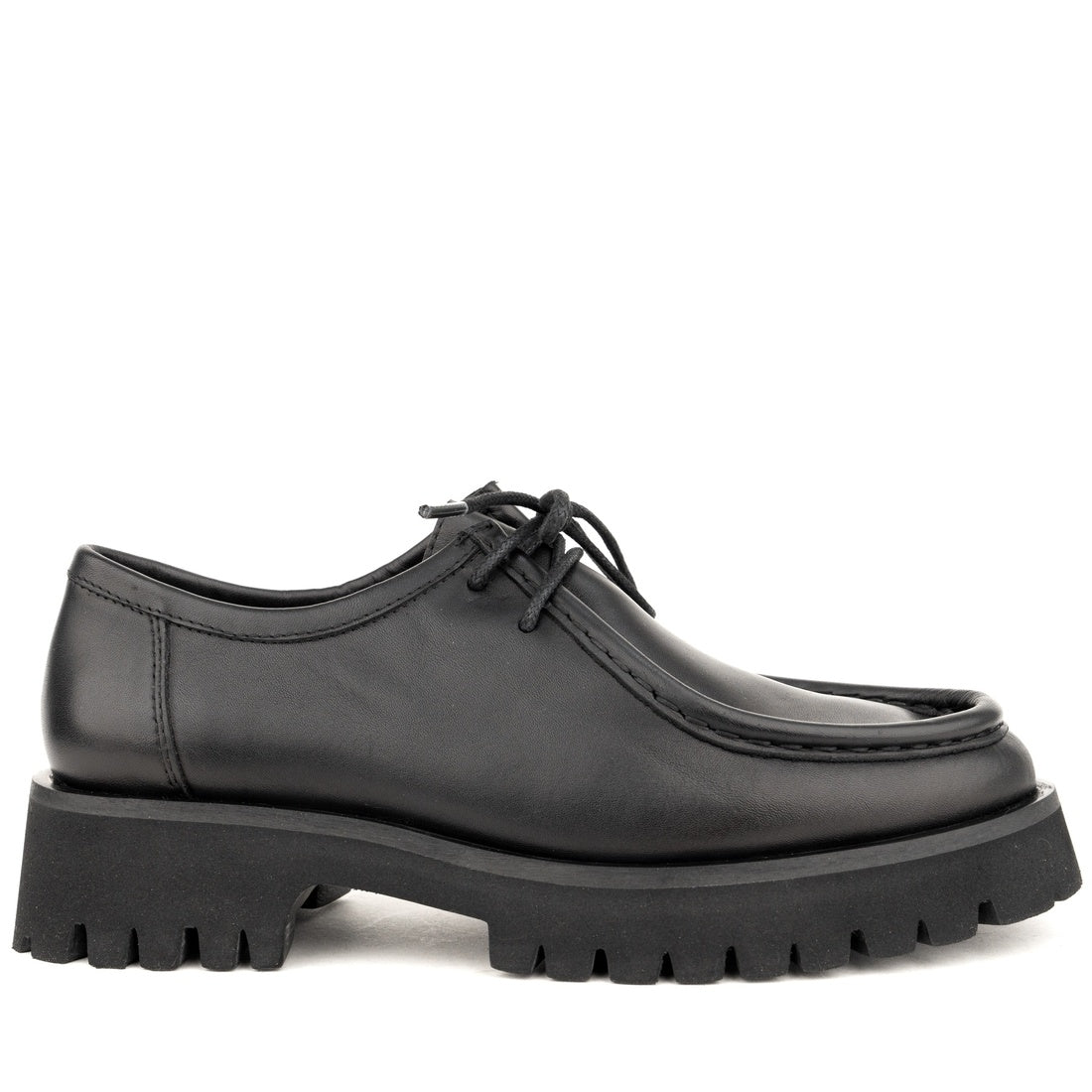 black casual closed loafers
