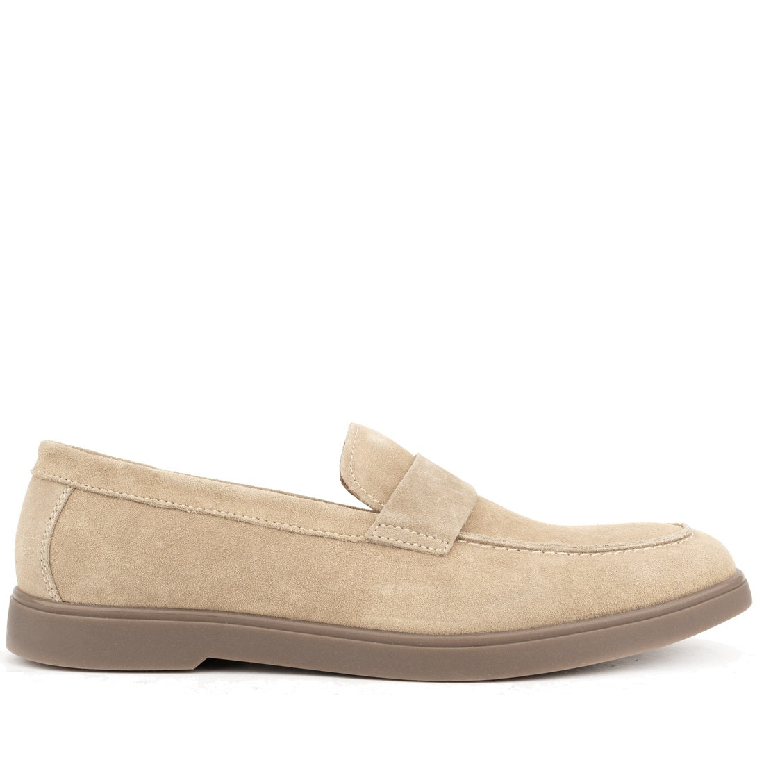 beige casual closed mocasins
