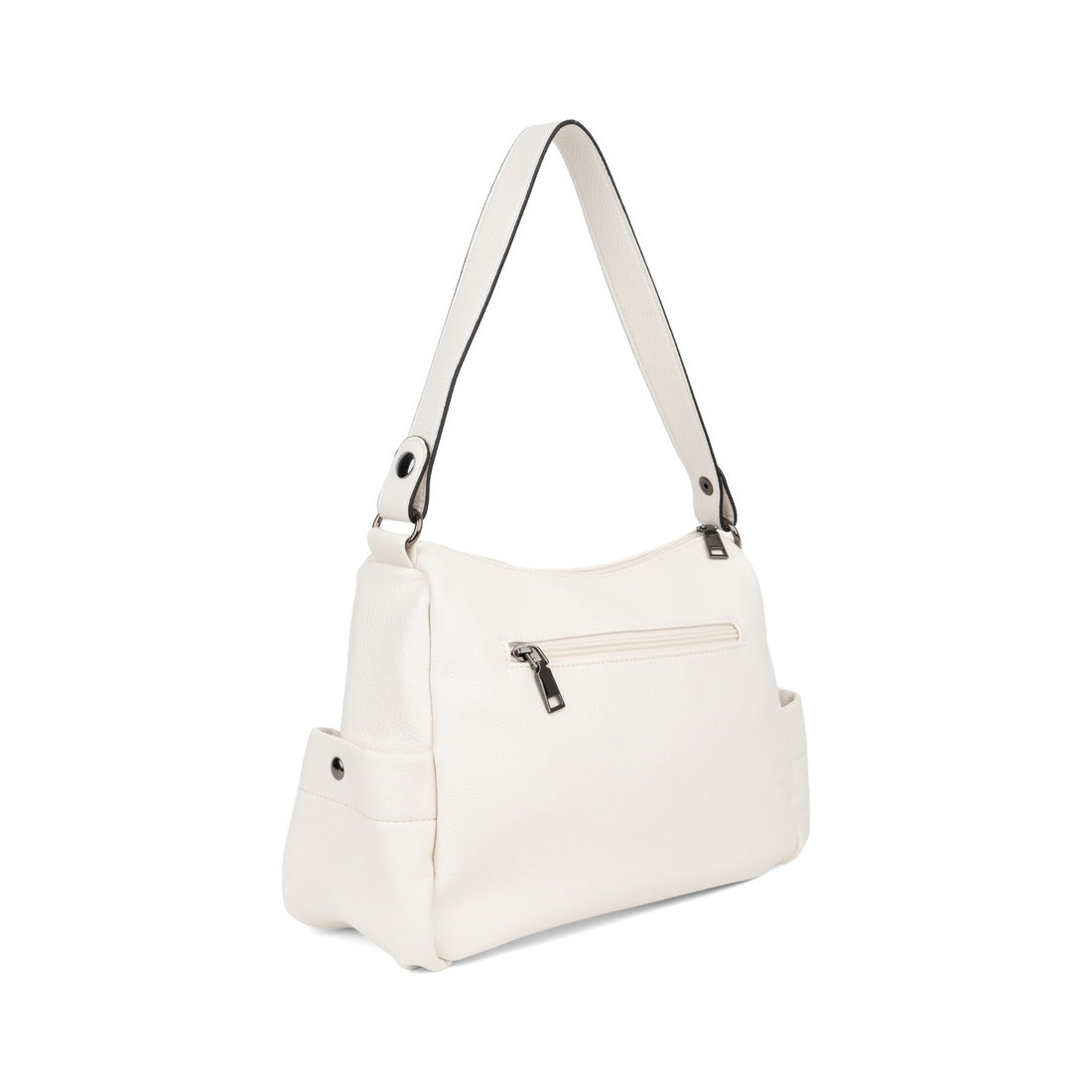 white casual shoulder bag