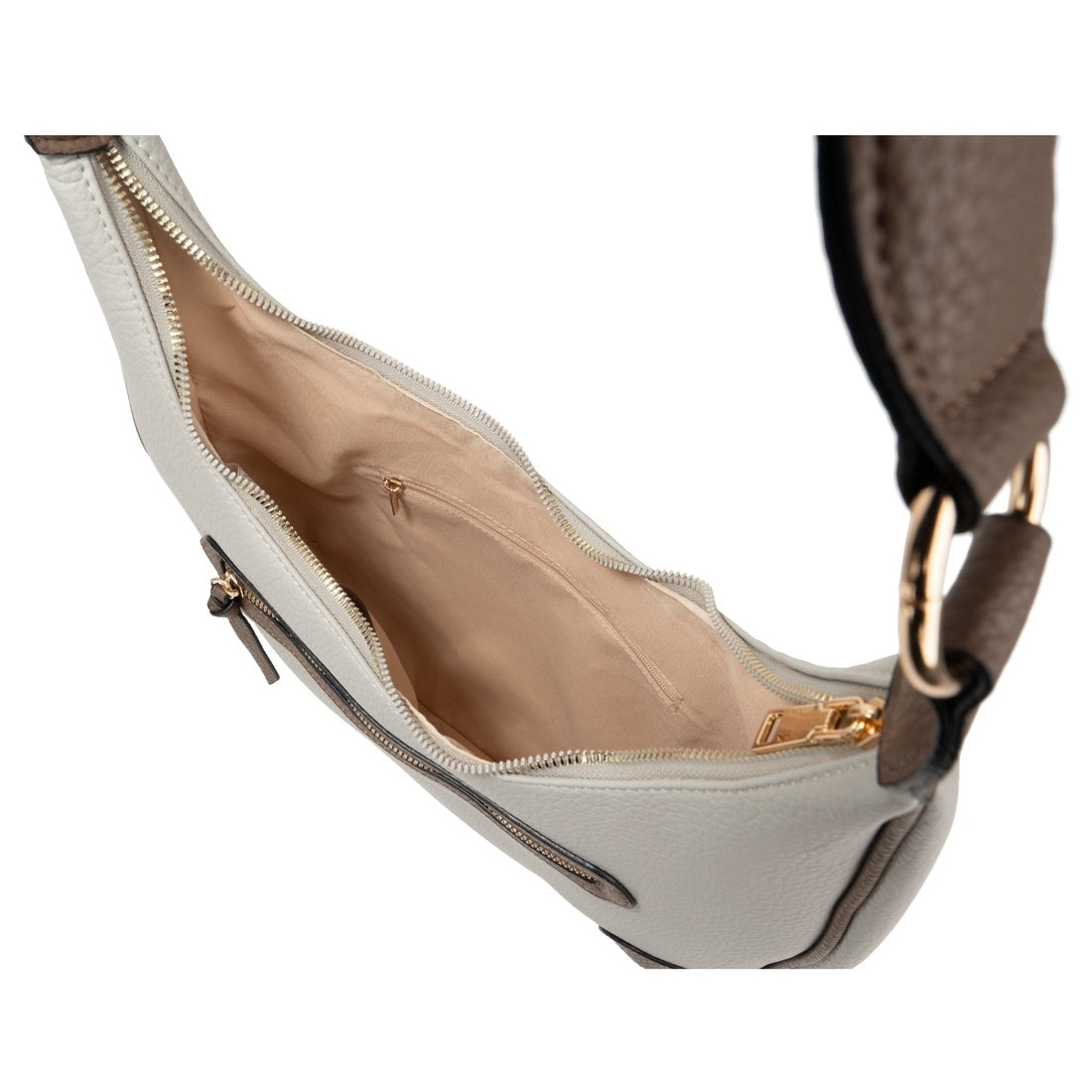 grey casual shoulder bag