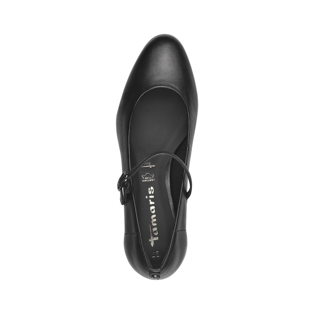 black elegant closed pumps