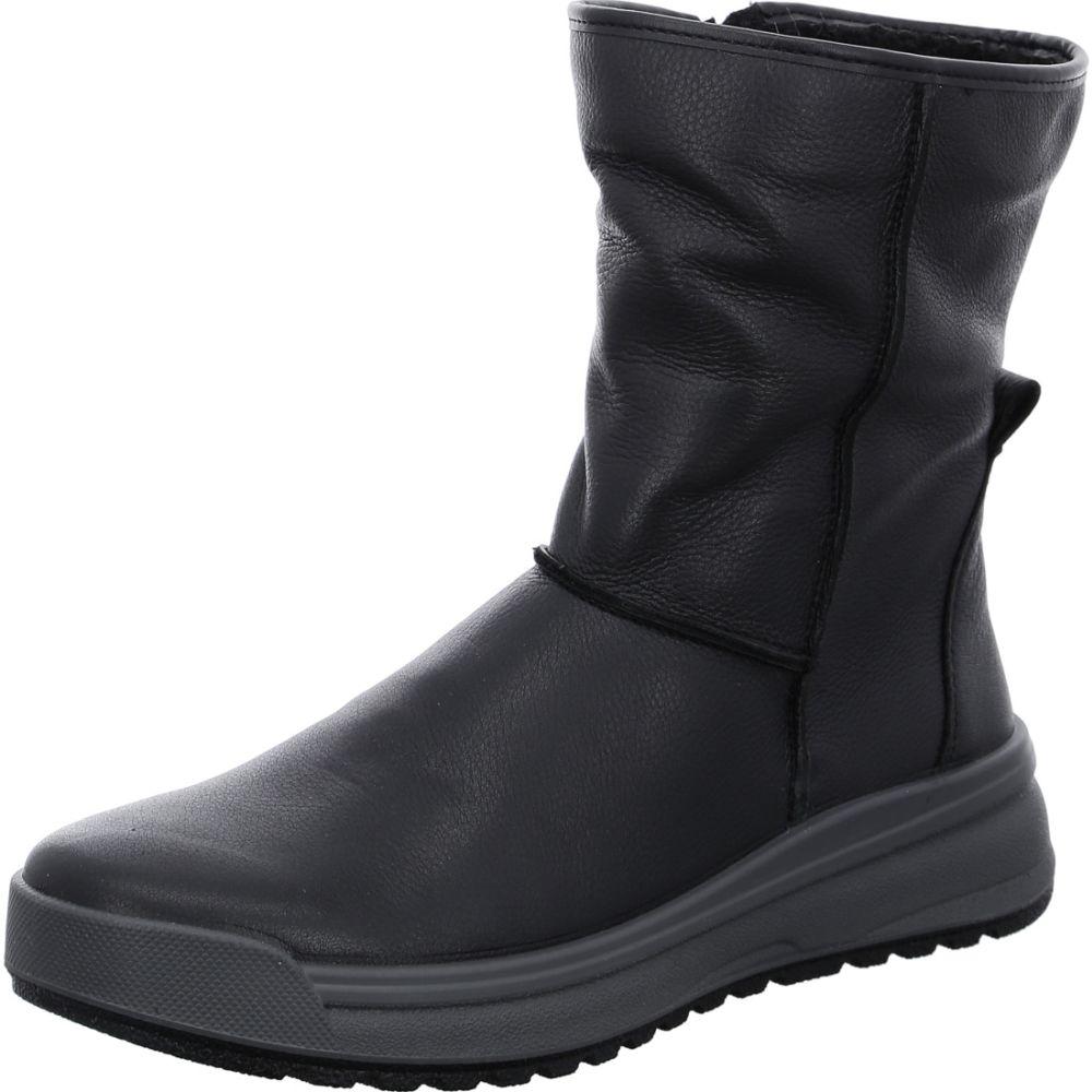 Ara Womens Aspen Black Booties 12-19713-61 | Vilbury London