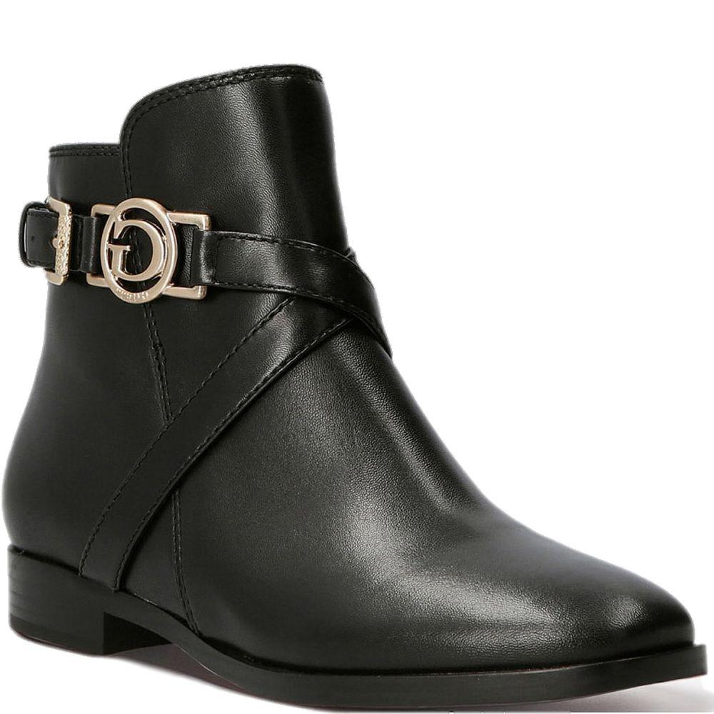 Guess Womens Floriza Black Booties FL7FRZ LEA09 BLACK | Vilbury London