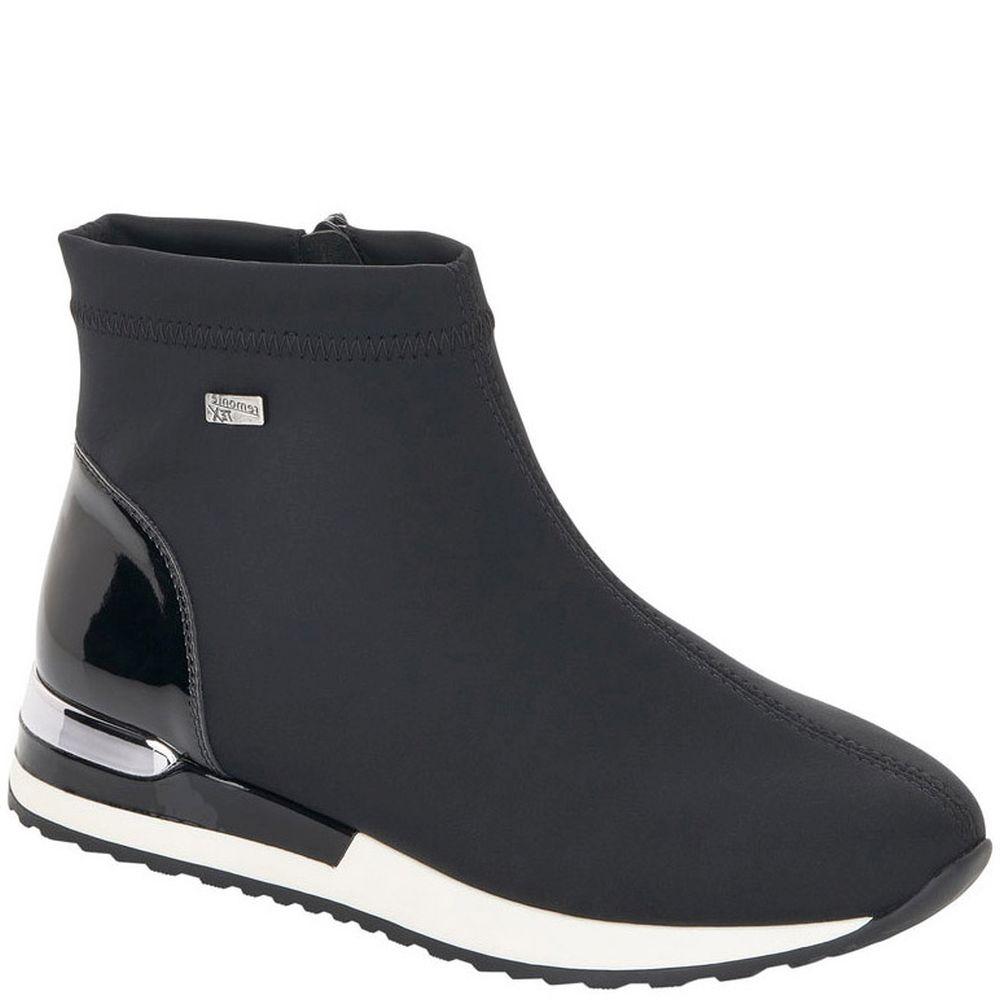 Remonte Womens Black Casual Booties R2571-02 | Vilbury London