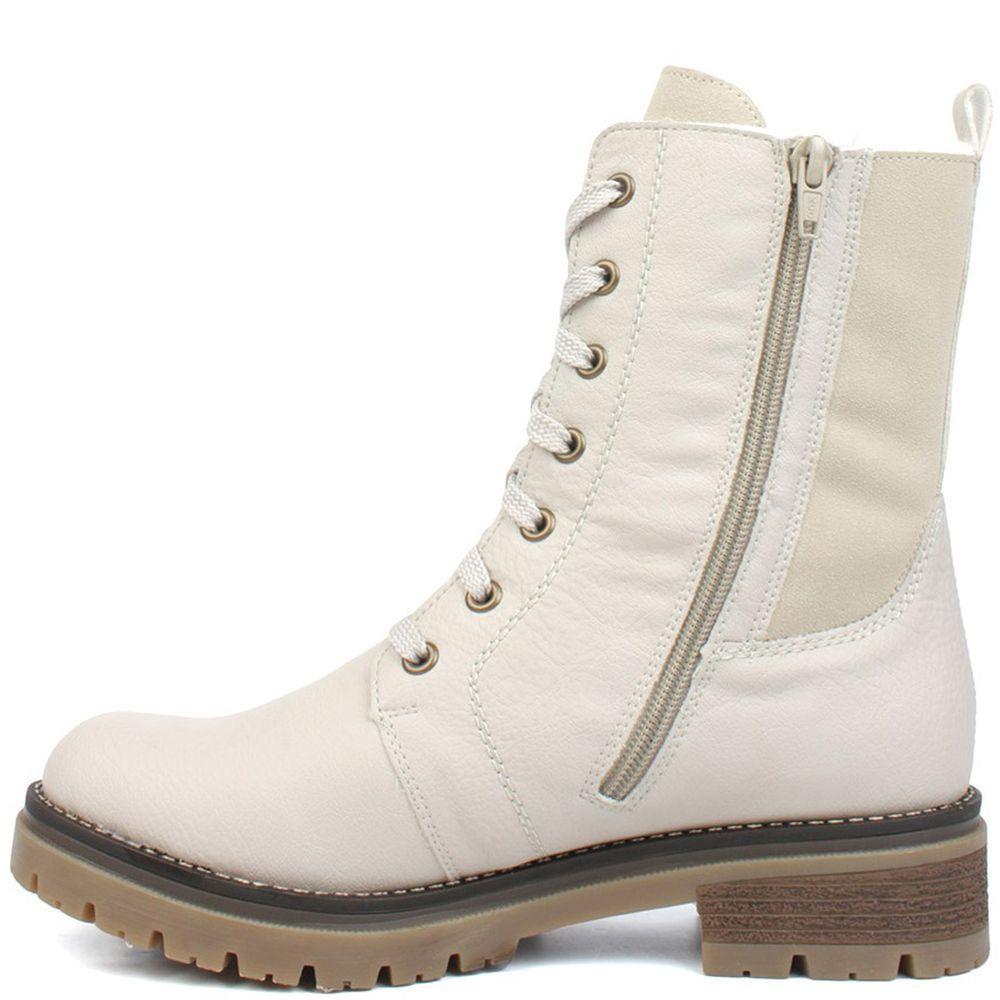 Rieker Womens Beige Casual Booties 70730-60 | Vilbury London