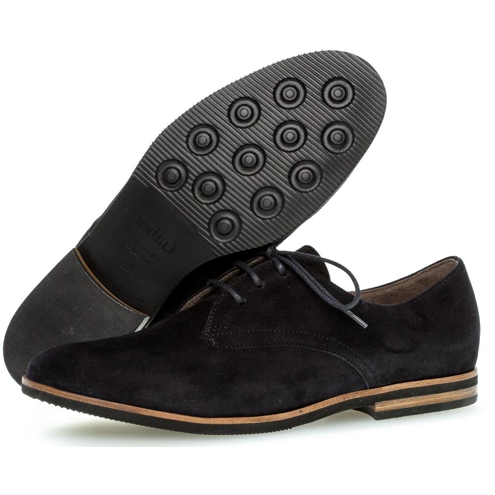 Gabor Womens Atlantik Cognac Elegant Low Heel Flats 64.230.16 | Vilbury London