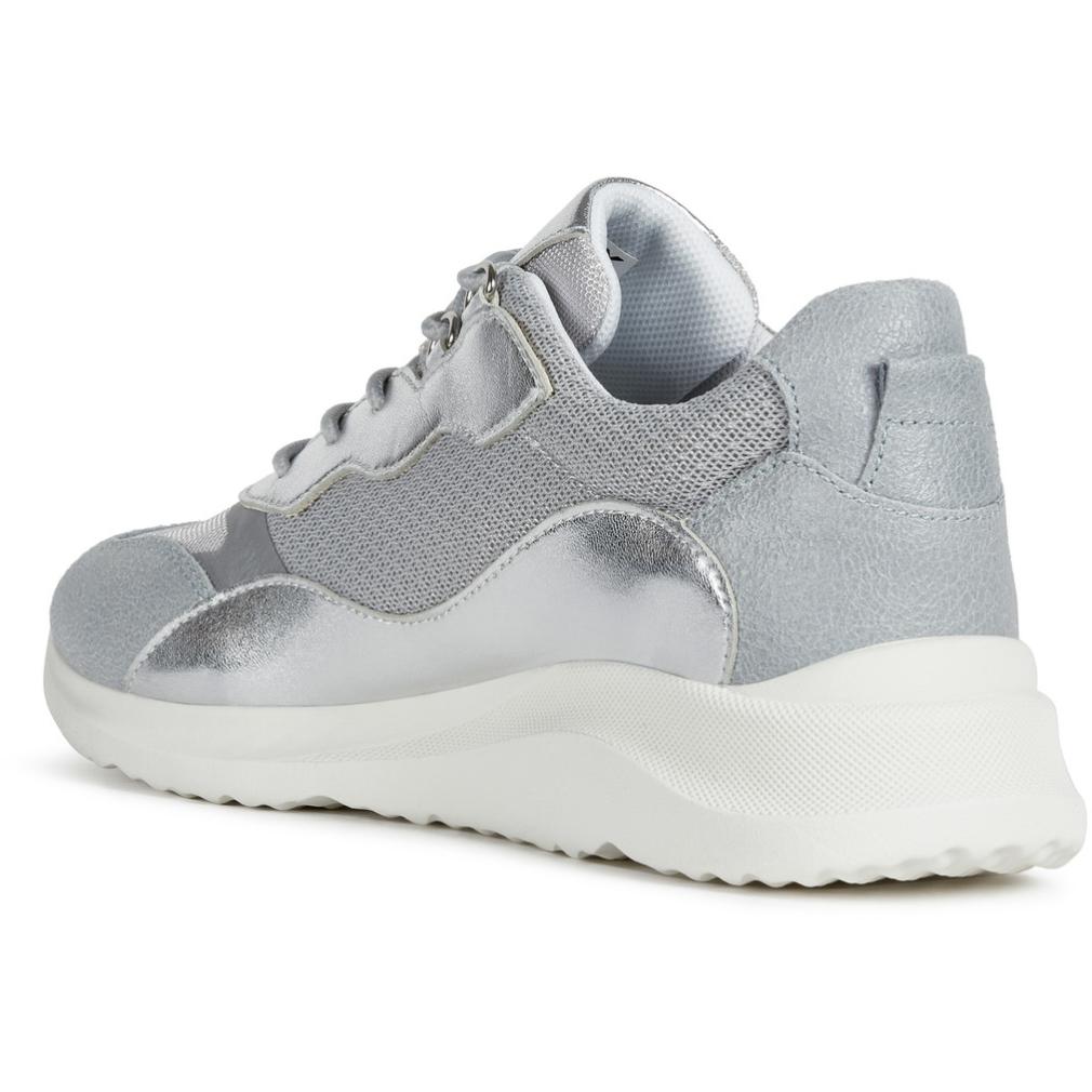 Geox Womens D Diodiana Silver Ice Trainers D15Nxg 0Bn77 C1290 | Vilbury London