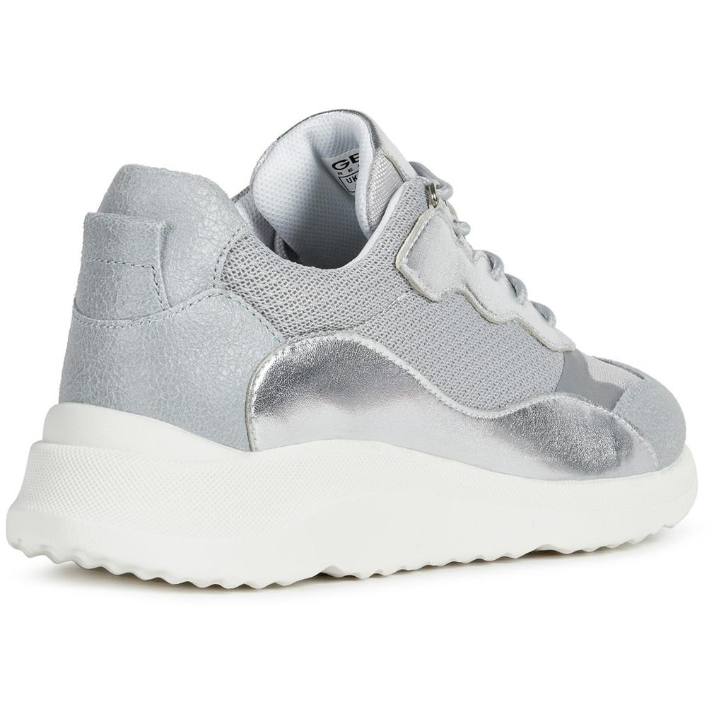 Geox Womens D Diodiana Silver Ice Trainers D15Nxg 0Bn77 C1290 | Vilbury London