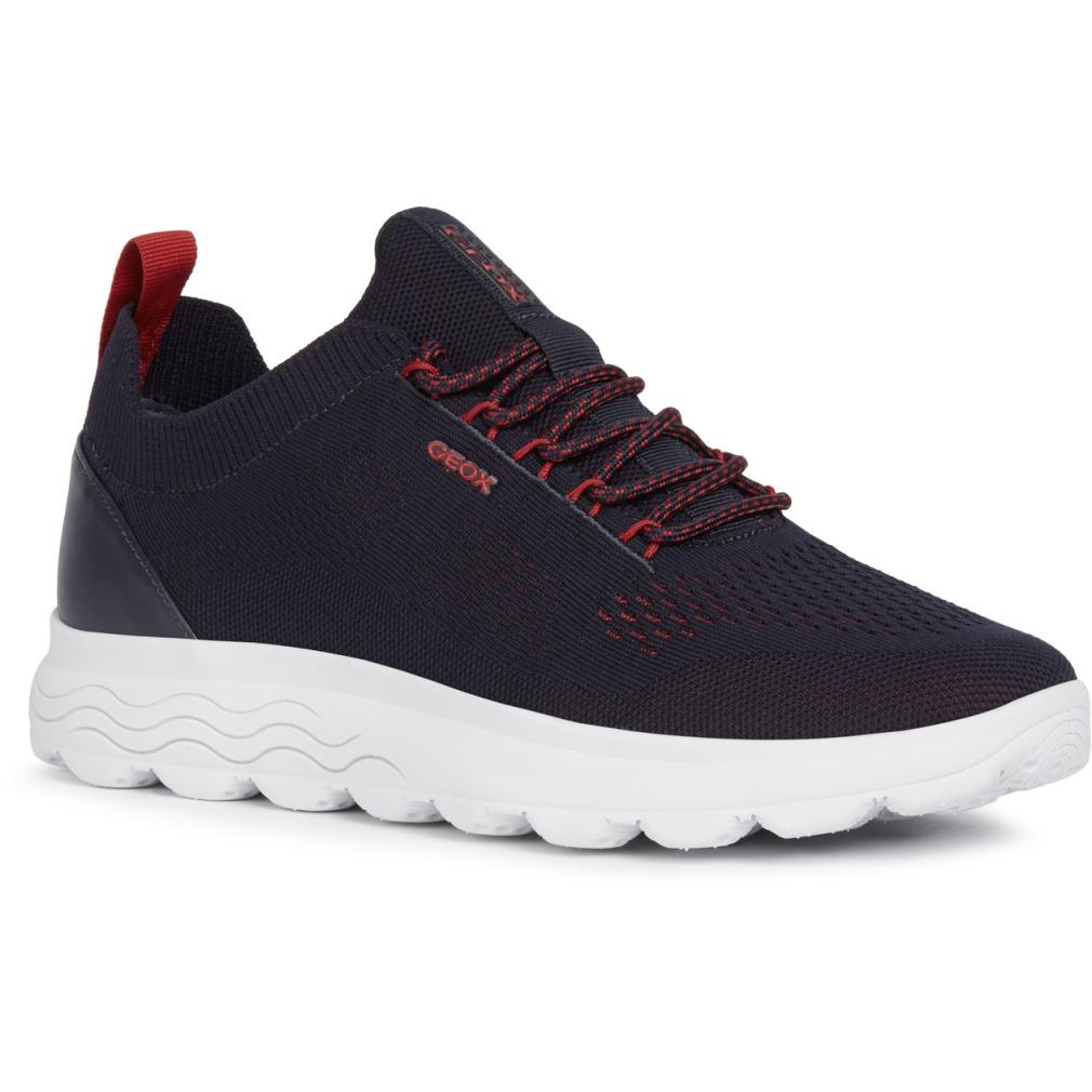 Geox Mens U Spherica Navy Trainers U15Bya 0006K C4064 | Vilbury London