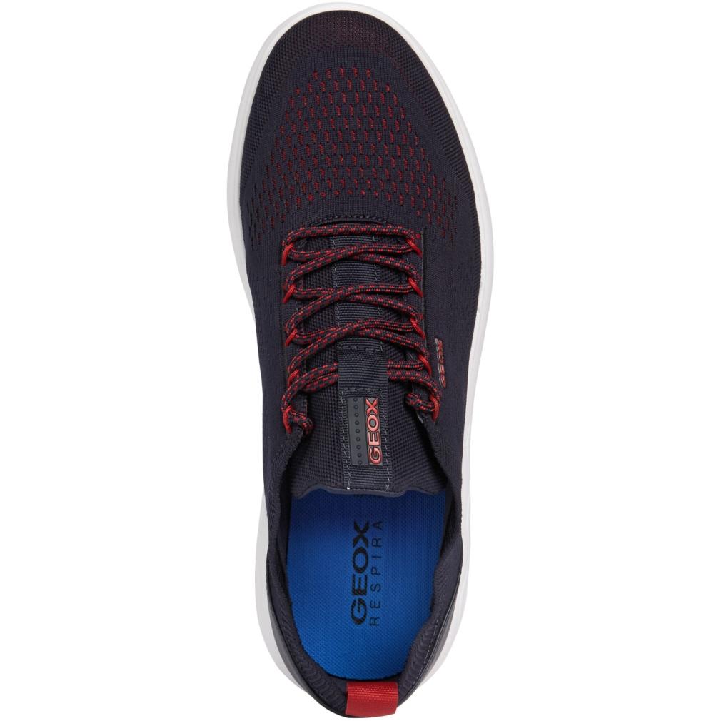 Geox Mens U Spherica Navy Trainers U15Bya 0006K C4064 | Vilbury London