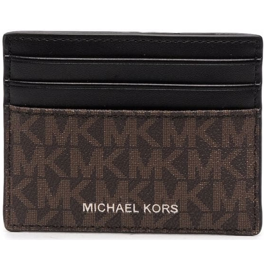 Michael Kors mens Brn Blk tall card case | Vilbury London