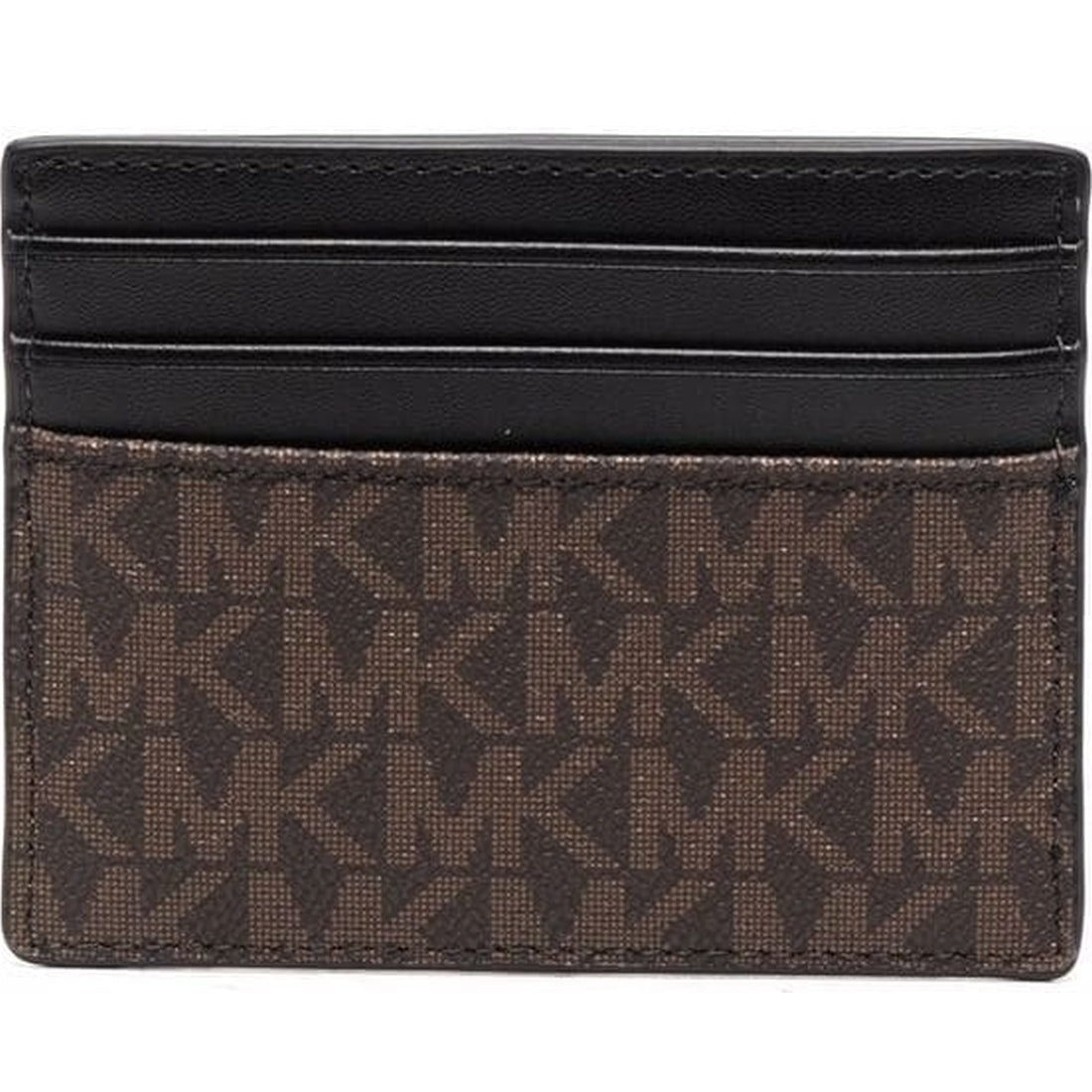 Michael Kors mens Brn Blk tall card case | Vilbury London