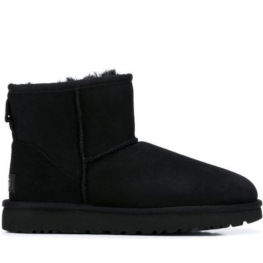 UGG womens Black classic mini ii booties | Vilbury London
