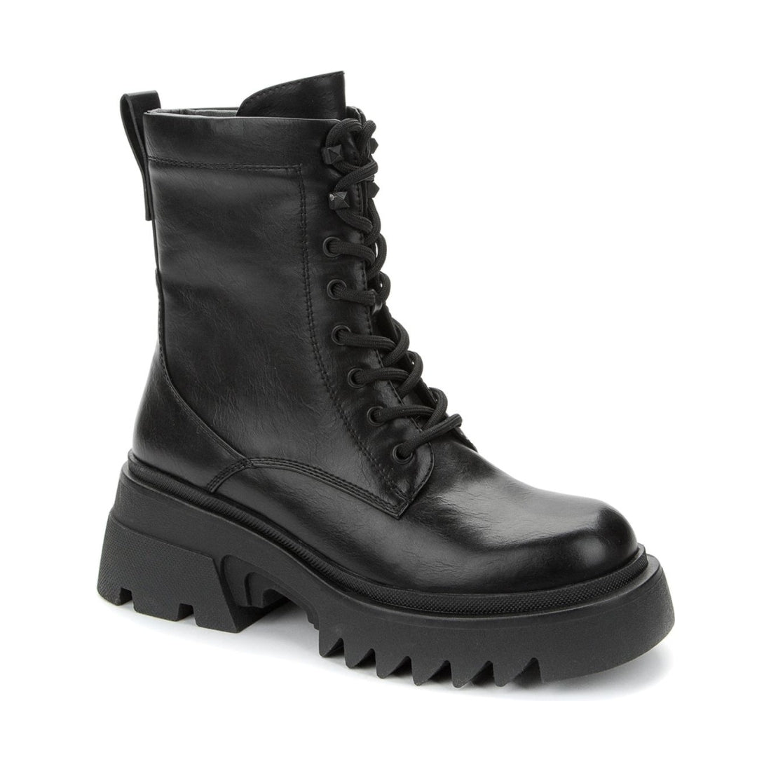 Betsy womens black casual closed booties | Vilbury London
