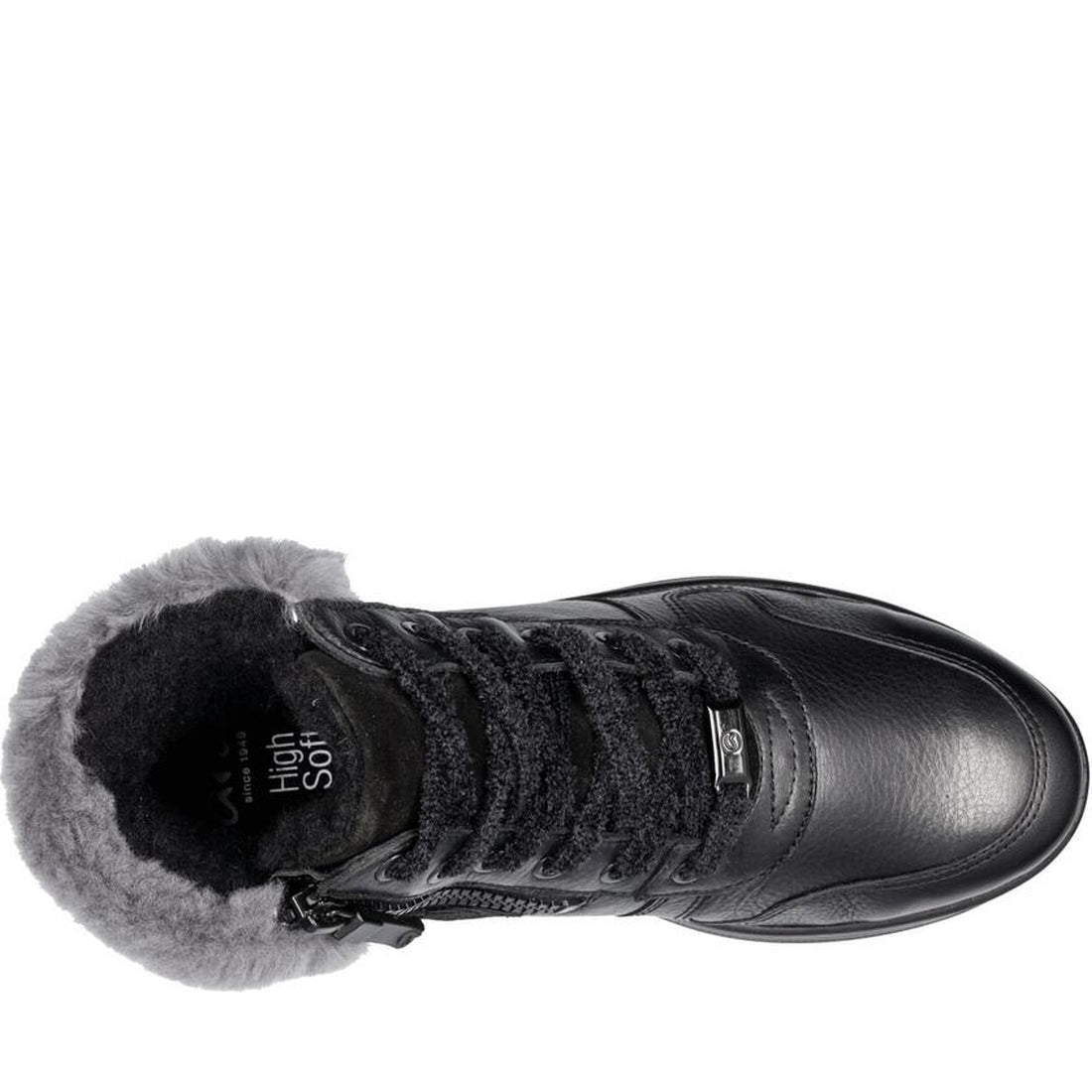 Ara womens black sapporo booties | Vilbury London