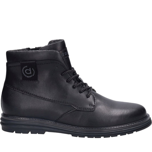 Bugatti mens schwarz pako evo booties | Vilbury London