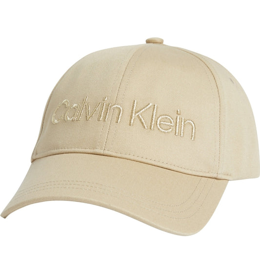 Calvin Klein womens pastel sand must minimum logo cap | Vilbury London