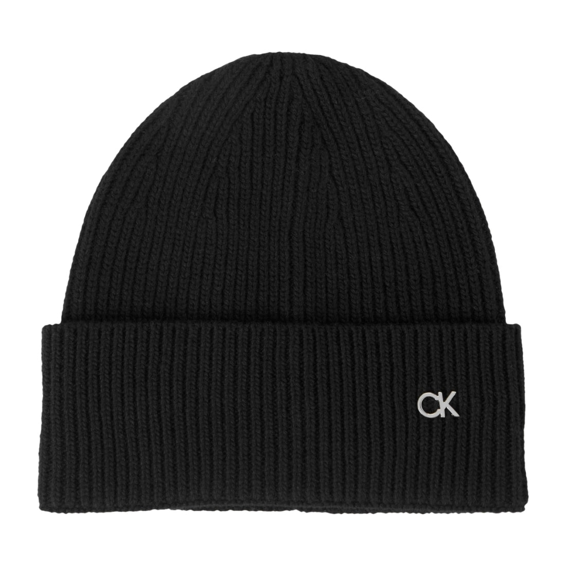 Calvin Klein womens black re-lo mix beanie | Vilbury London