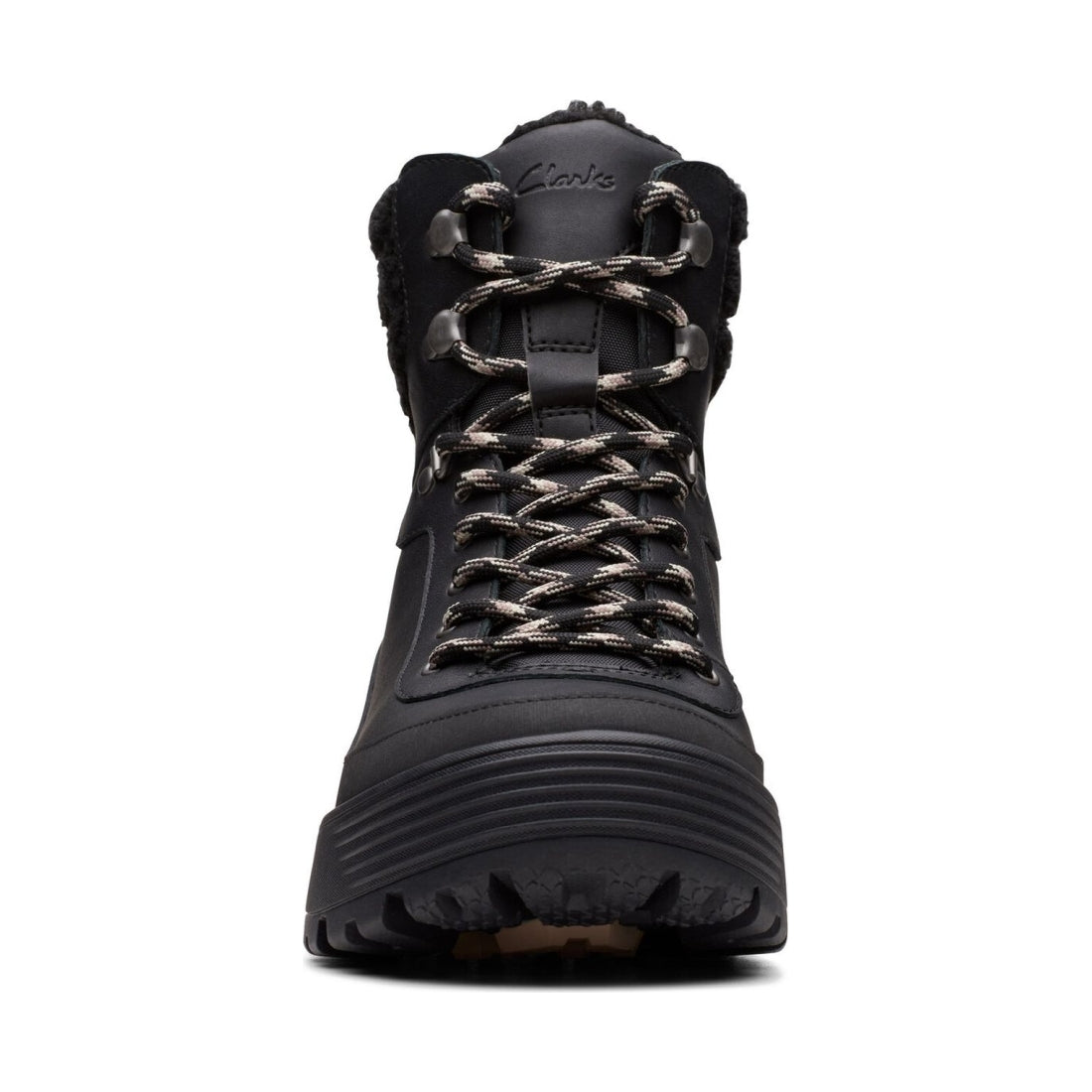 Clarks womens black atlhiketop gtx booties | Vilbury London