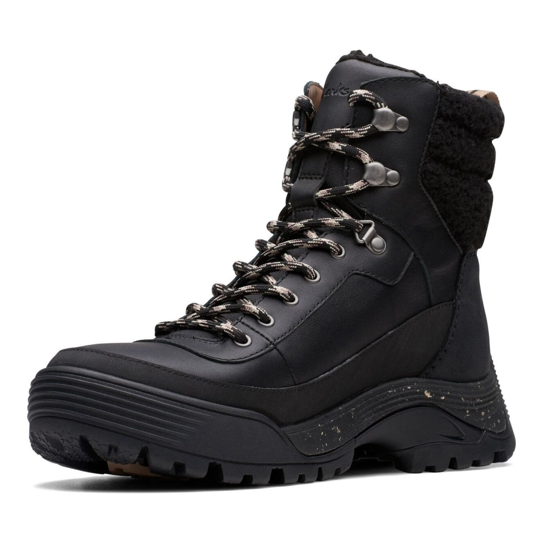 Clarks womens black atlhiketop gtx booties | Vilbury London