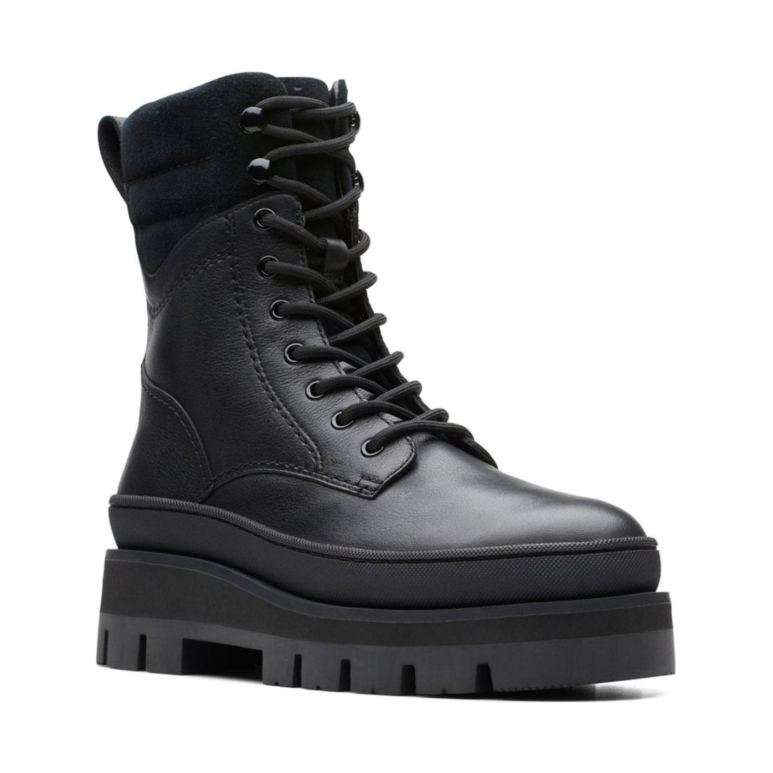 Clarks womens black orianna2 hike booties | Vilbury London