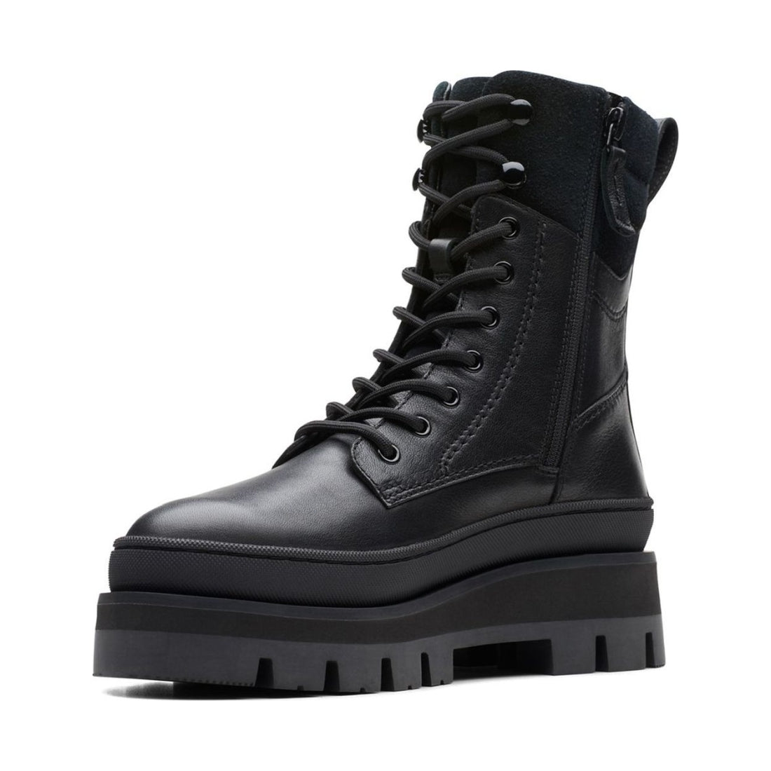 Clarks womens black orianna2 hike booties | Vilbury London