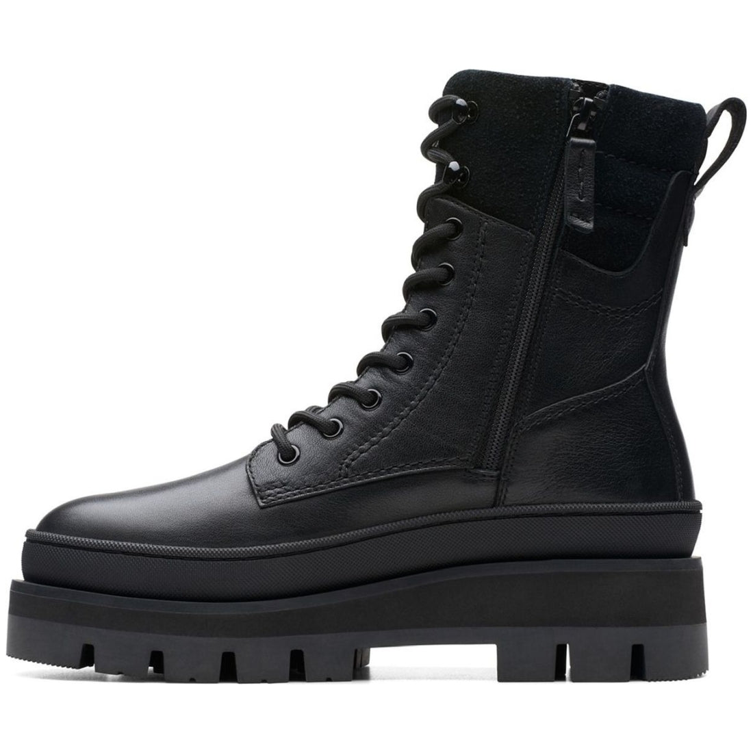 Clarks womens black orianna2 hike booties | Vilbury London