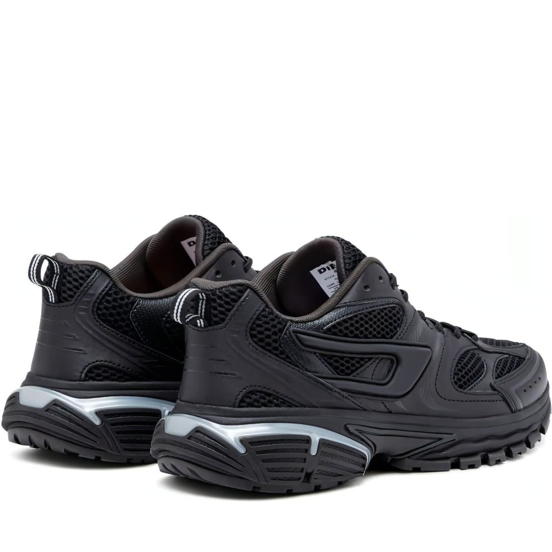 Diesel mens black serendipit sneakers | Vilbury London