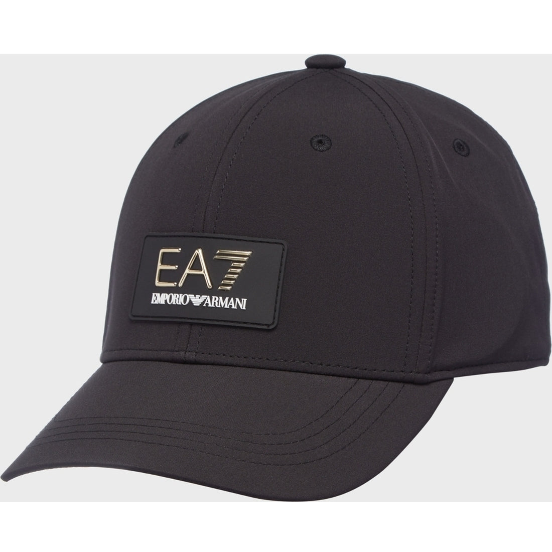 EA7 mens nero casual baseball hat | Vilbury London