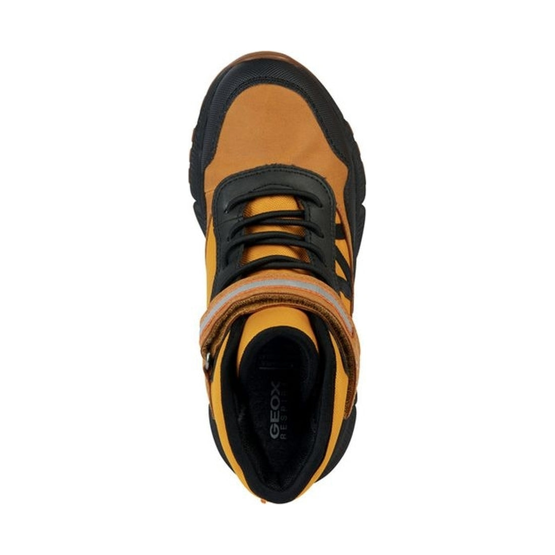 Geox boys dk yellow, black flexyper plus booties | Vilbury London