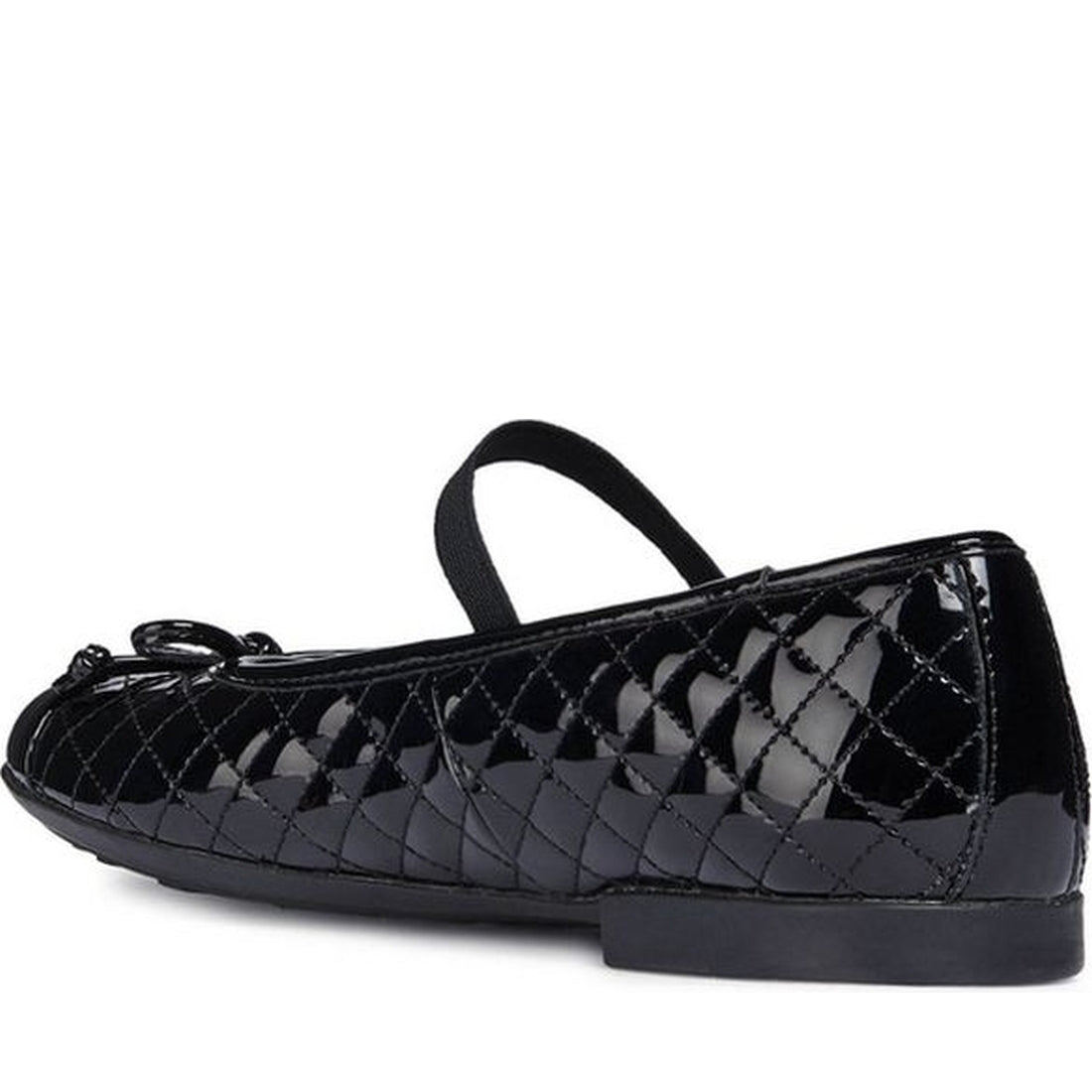 Geox girls black plie ballerinas | Vilbury London