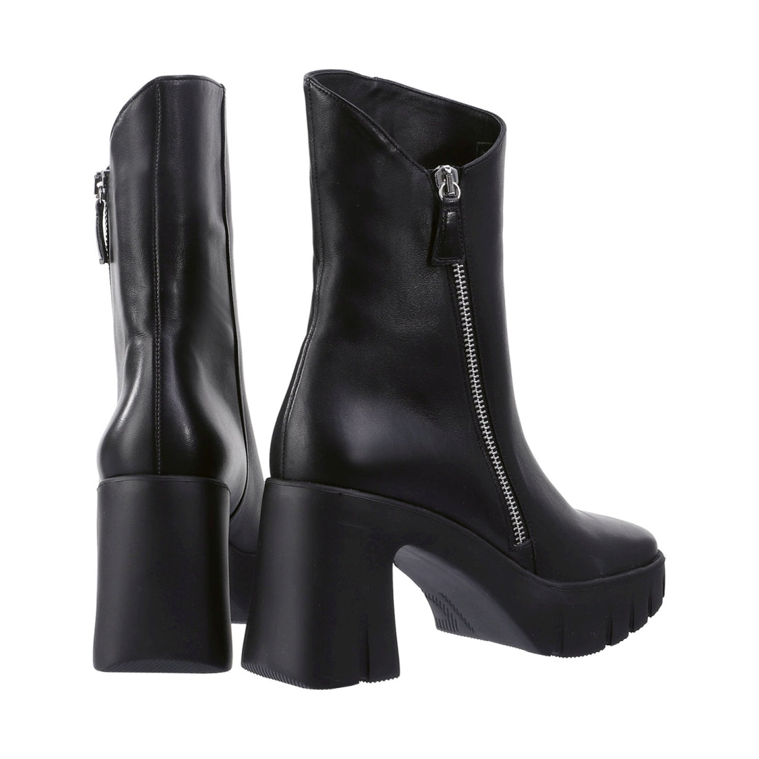 Hogl womens black manon booties | Vilbury London