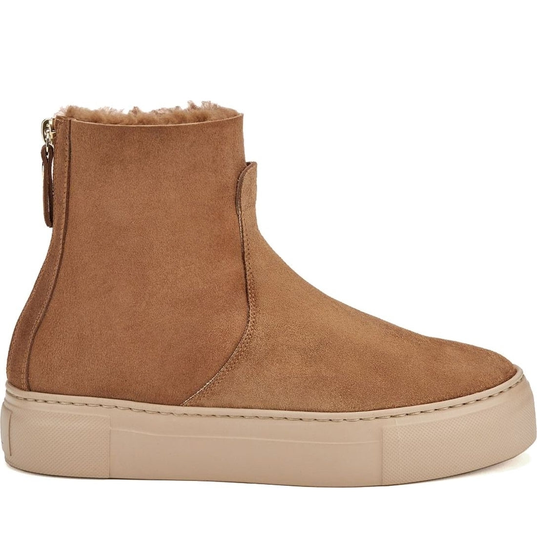 AGL womens brown meghan warm booties | Vilbury London