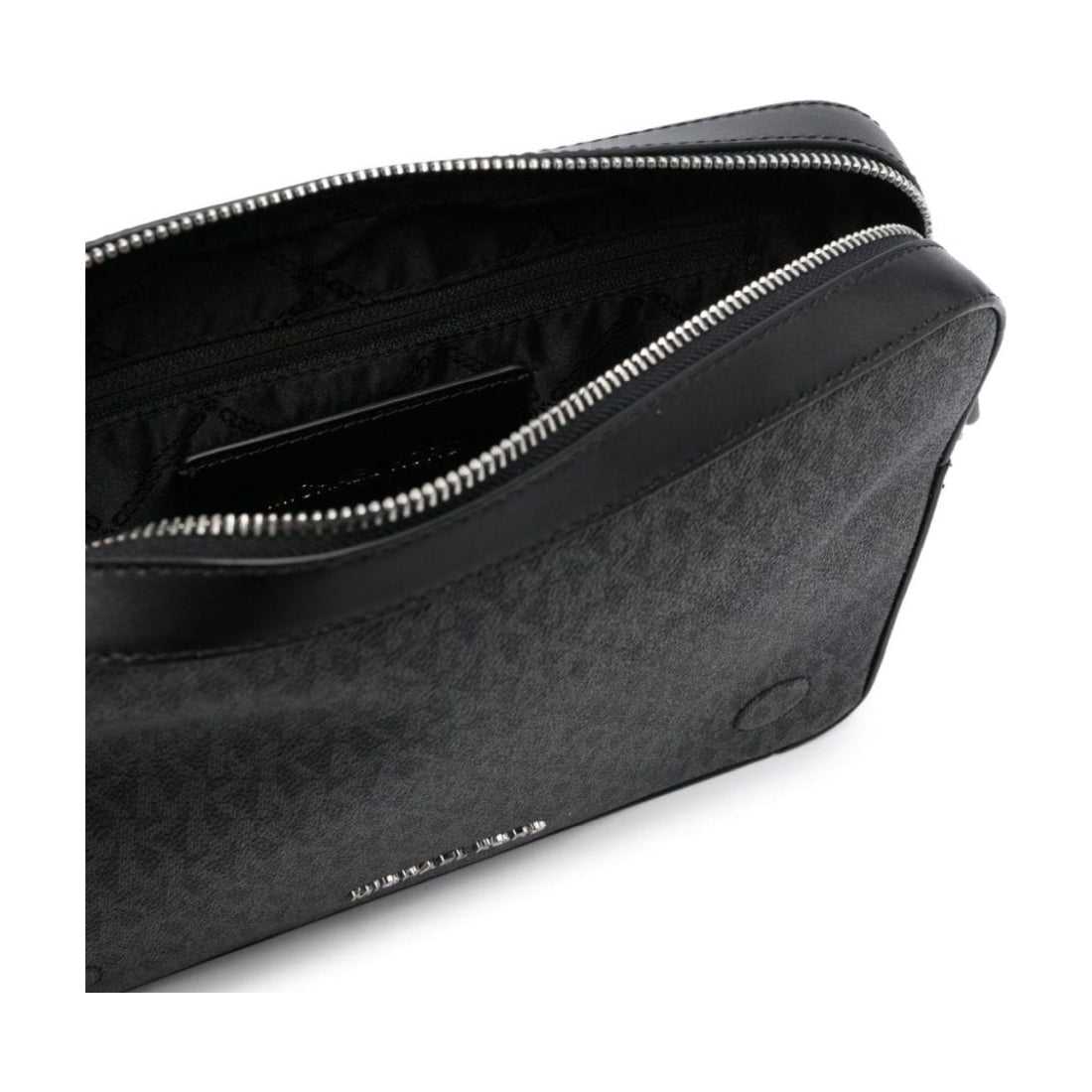 Michael Kors mens black dual crossbody | Vilbury London