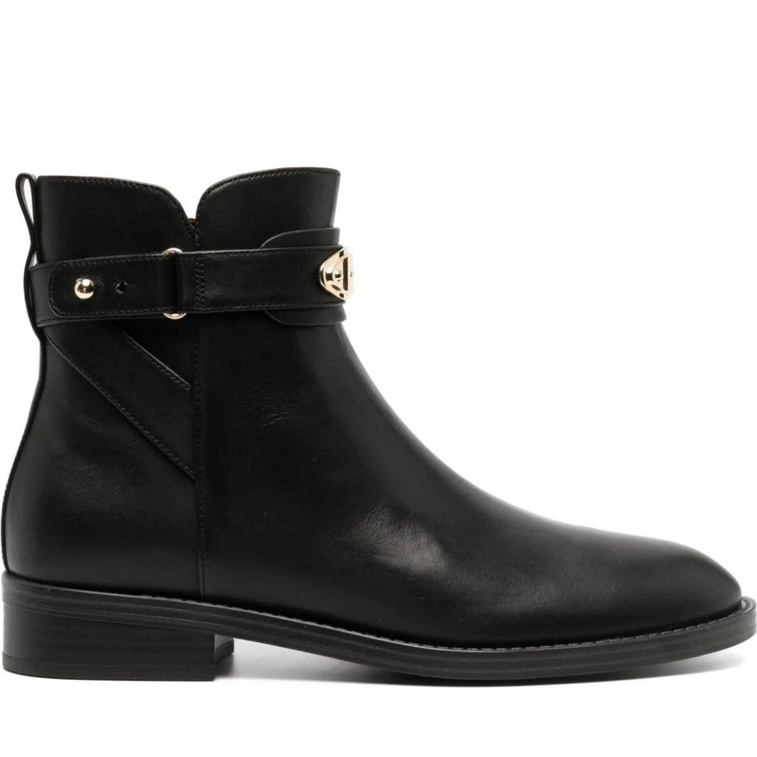 Michael Kors womens black darcy flat bootie | Vilbury London