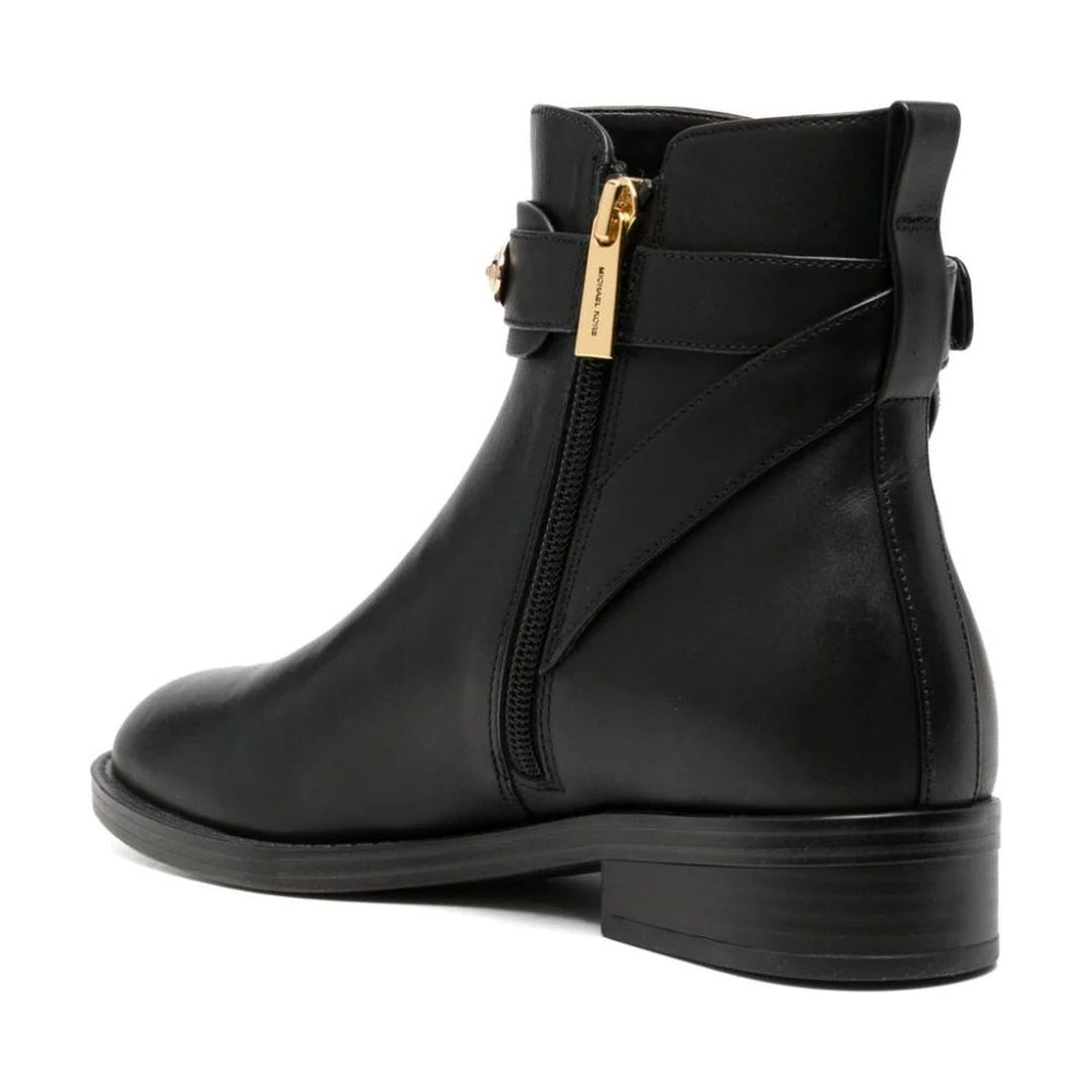 Michael Kors womens black darcy flat bootie | Vilbury London