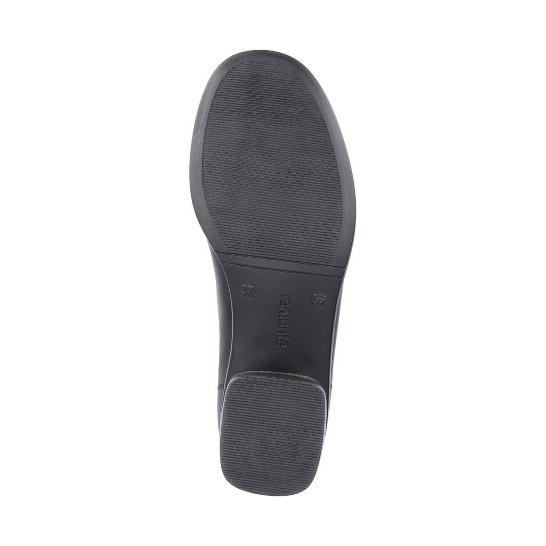 Remonte womens black casual closed booties | Vilbury London