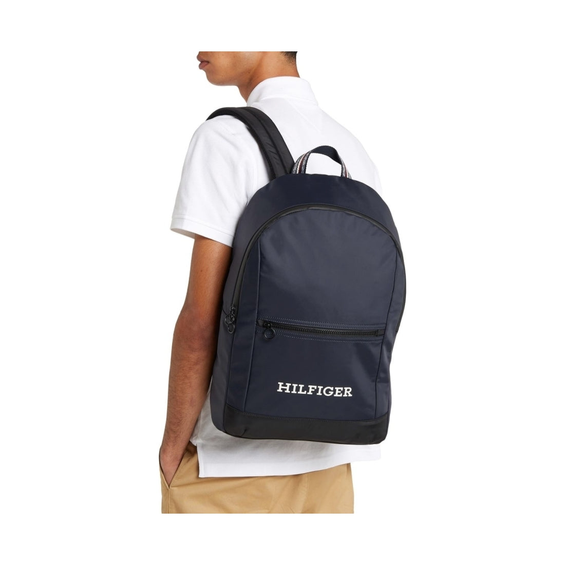 Tommy Hilfiger mens space blue dome backpack | Vilbury London