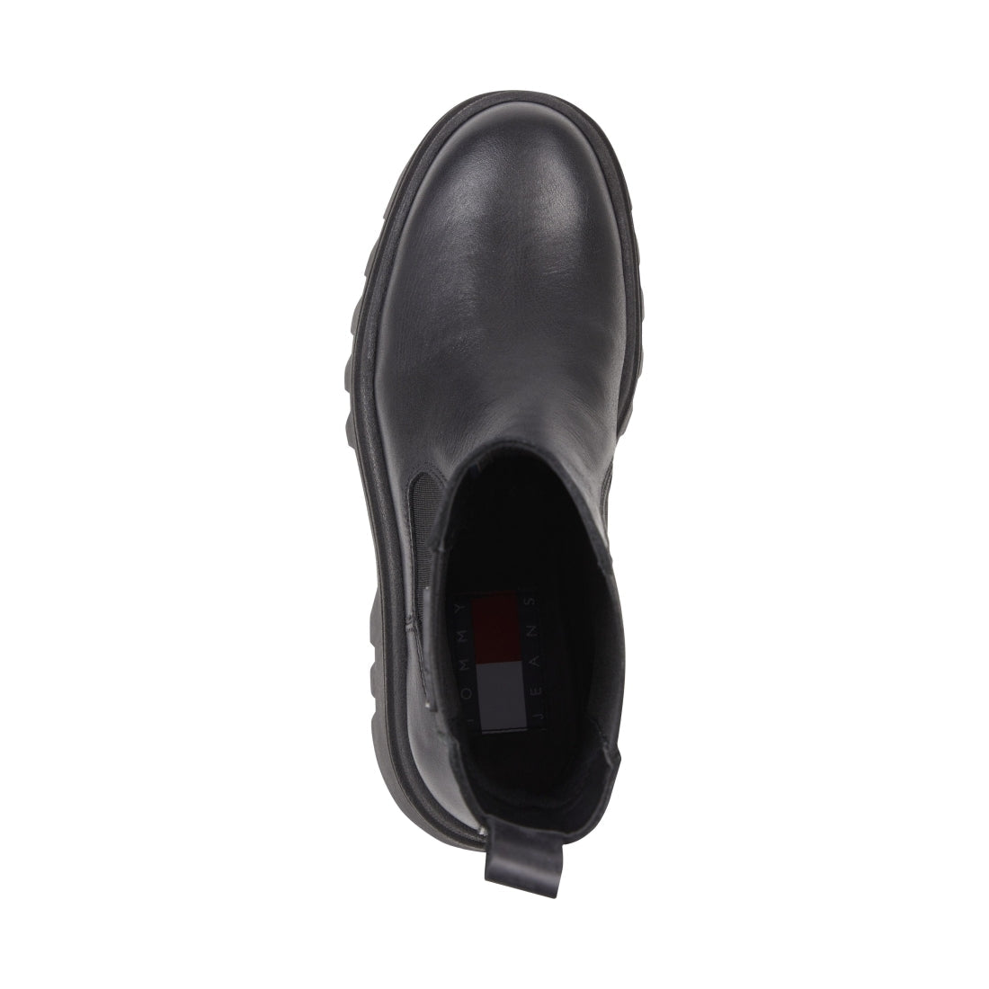 Tommy Jeans womens black fashion chelsea booties | Vilbury London